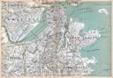 Cambridge, Charlestown, Boston, Dorchester, Roxbury, Brookline, Massachusetts State Atlas 1900
